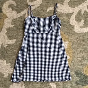 Brandy Melville Black and White Plaid Dress